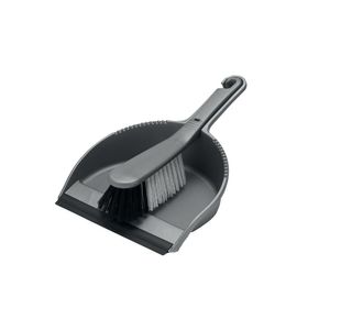 Addis Soft Dustpan/Brush Set Met
