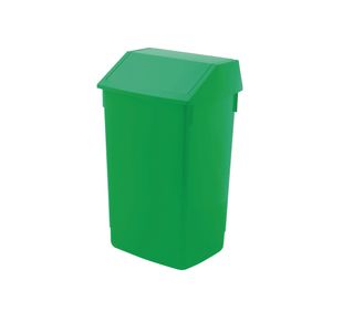 Addis 60L Flip Top Recycle Bin Green