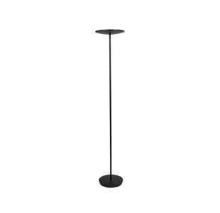 Alba Led Floor Lamp Round Head Black