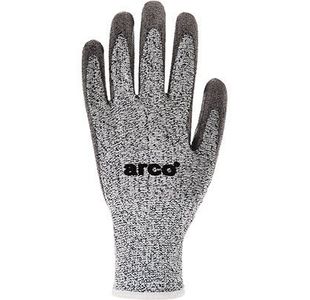 Grip Light Grey Pu Gloves 8 Pk12