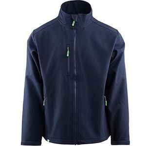 Mens Navy Softshell Jacket 3Xl