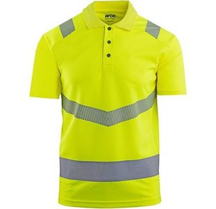 Yellow Hi-Vis Polo Shirt M