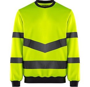 Yellow Hi-Vis Sweatshirt 3Xl