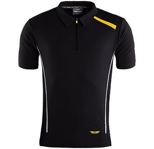 Mens Black Polo T-Shirt Xl