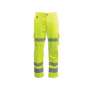 Ylw Hi-Vis Cargo Trousers 32R