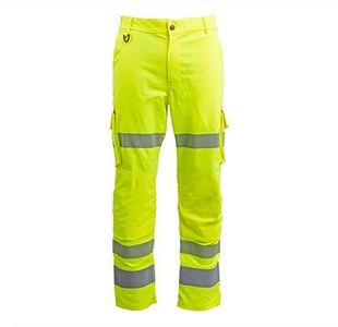 Ylw Hi-Vis Cargo Trousers 36R