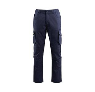 Mens Navy Cargo Trousers 32R