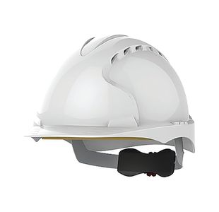 Evo3 White Vented Wr Saf Helmet