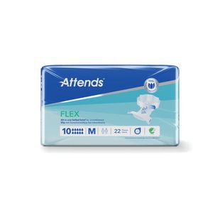 Attends Flex Nappies Sz 10M X4 Pk22