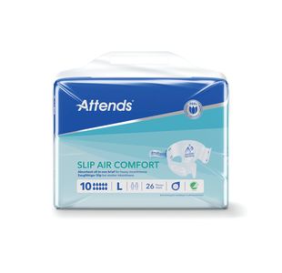 Attends Slipair Nappy Sz 10L X3 Pk26