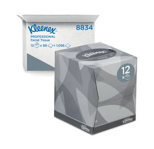 Facial Tissues X88 Sheets Wht Pk12