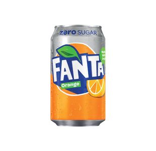 Fanta Orange Zero Cans 330Ml Pk24
