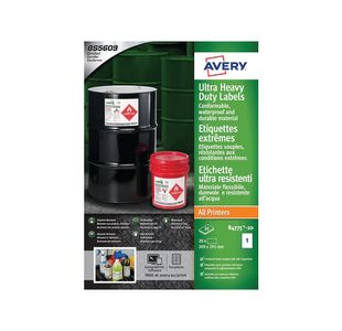 Avery Uhdut Labels 209X291Mm Pk20