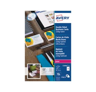 Avery Qck/Cln Bus Crd 10P/S Lsr Pk25