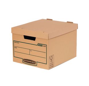 Earth Series Storage Box Brown Pk10