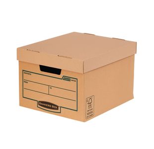 Earth Series Storage Box Brown Pk10
