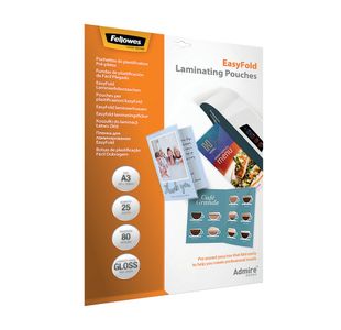Admire Easyfold Lamg Pouch A3 Pk25