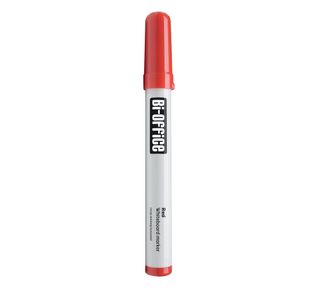 Bi-Office Drywipe Markers Red Pk10