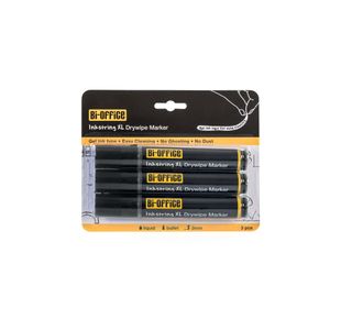 Inkstring Xl Drywipe Marker Blk Pk3