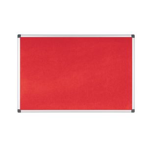 Bi-Office Noticeboard 240X120Cm Red