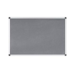 Grey Felt Nboard 120X90Cm Alu Frame