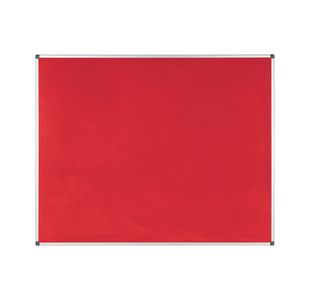 Bi-Office Noticeboard 150X120Cm Red