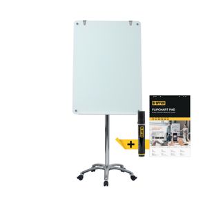 Glass Mobile Easel Magn 70X100Cm