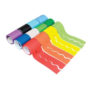 Bordette Card Border Rolls Ast Pk12