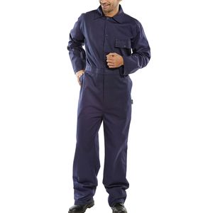 Beeswift Boilersuit Ctn Drll Nblu 36