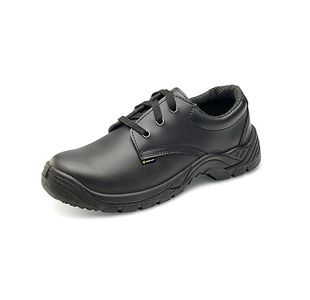 Click Smooth Lthr S1 Shoe 1Pr Blk 10
