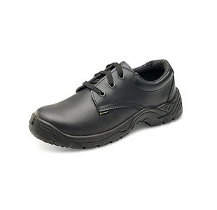 Click Smooth Lthr S1 Shoe 1Pr Blk 12