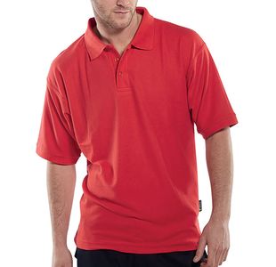 Click Short Sleeve Polo Red 3Xl