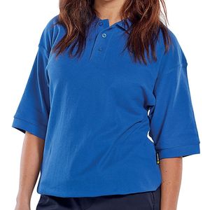 Click Short Sleeve Polo Ro Blue M