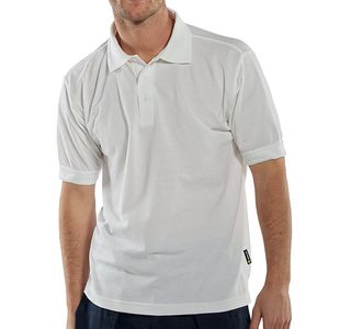 Click Short Sleeve Polo White M