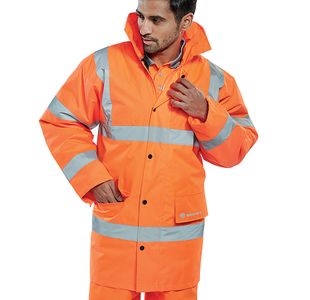 Constructor Hi Vis Jacket Orange L