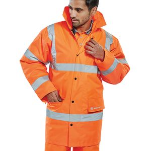 Constructor Hi Vis Jacket Orange S