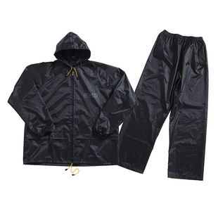 Jcb Two-Piece Rainsuit Black Xl