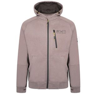 Jcb Trade Zip Thru Hoodie Grey S