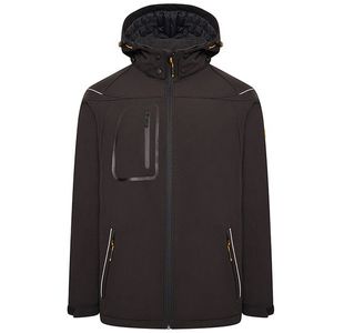 Jcb Trade Hooded Softshell Black M