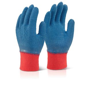 Latexf/Coated Gripper Gloves L