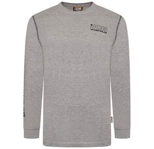 Jcb Banner L/S Tshirt Grey S