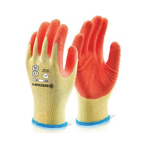 Mpps Gloves Latex Palm L Org/Ylw 1Pr