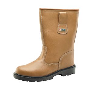 Dd Pu Rigger Boots 1Pr Tan 8
