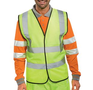 Hi Vis Waistcoat App G Syellow 4Xl
