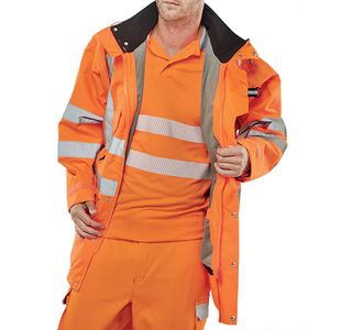 Elsener 7In1 Hi Vis Jacket Org M