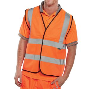 Hi Vis Waistcoat App G Orange 5Xl