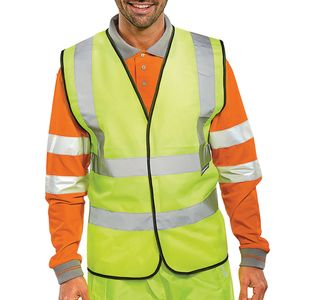 Hi Vis Waistcoat Saturn Yellow S