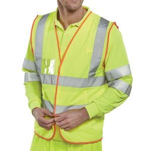 Bsafe Mpps Hi Vis Vest Syellow Xl