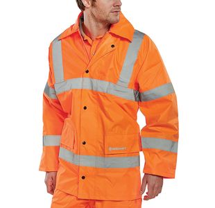 Hi Vis En471 Jacket Orange Xl