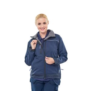 Ladies Soft Shell Jacket Nblue S